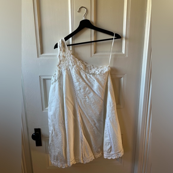 Free People | Billie Battenburg Asymmetrical One Shoulder Dress - Picture 3 of 7